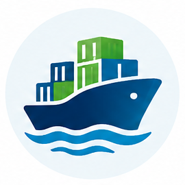 Logistics and shipping icon